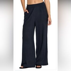 RVCA Black Wide-Leg Women's Pants size medium (like new)
